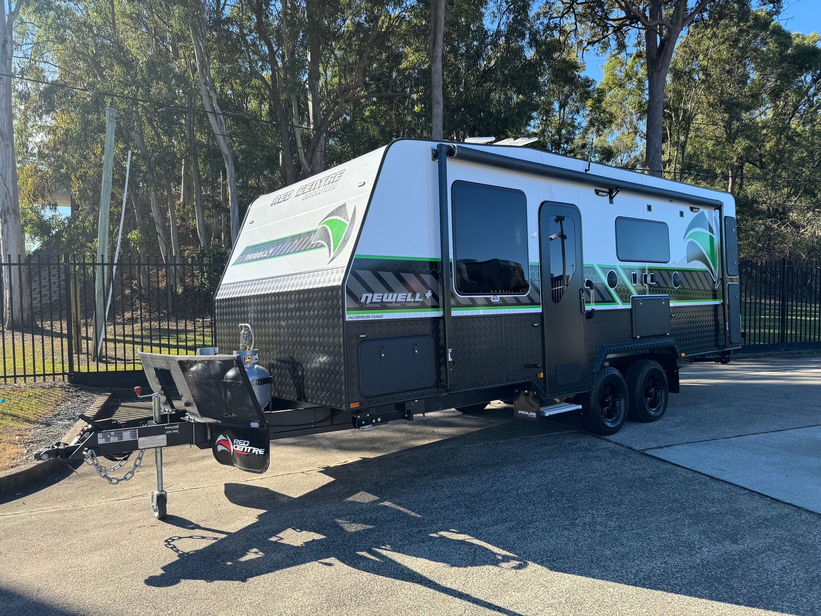 2024 Red Centre Newell + 21ft Centre Door Offroad Caravan