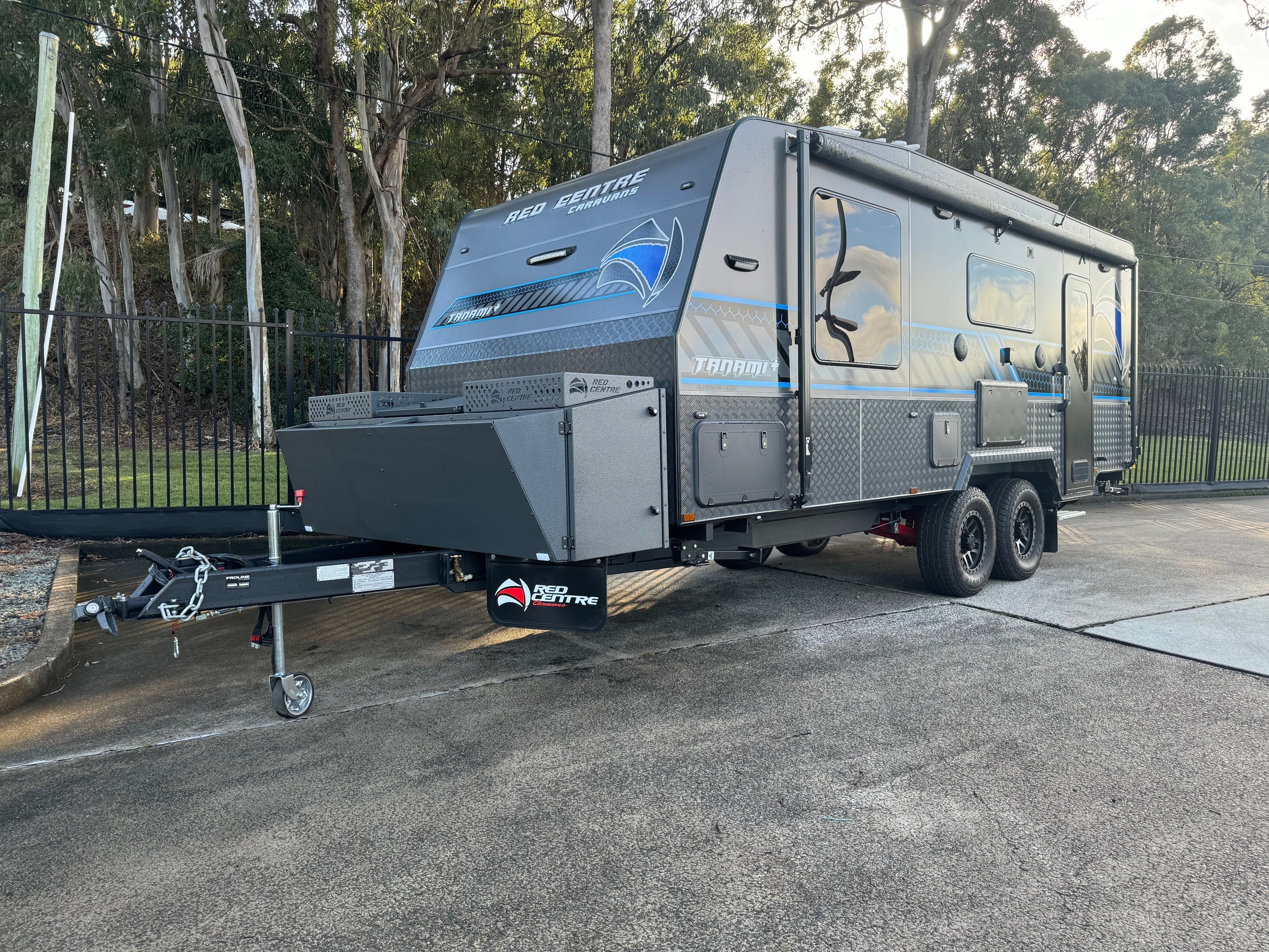 2024 Red Centre Tanami + 20ft8 Rear Door Offroad Caravan